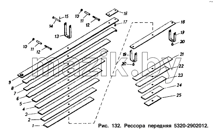 Рессора передняя
