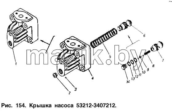 Крышка насоса