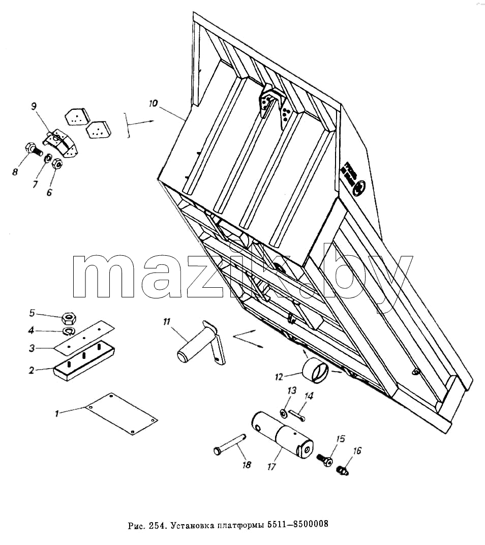 Установка платформы 5511-8500008
