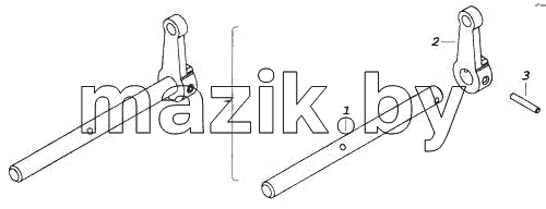 Вал заслонки