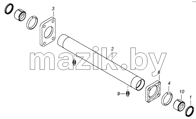 6520-3502128 Кронштейн с втулками