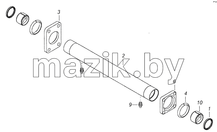 6520-3502128 Кронштейн с втулками