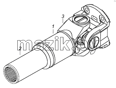 6520-2201015-11 Вал карданный