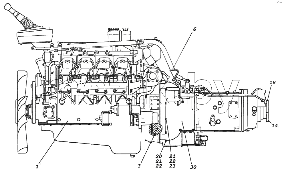 Агрегат силовой
