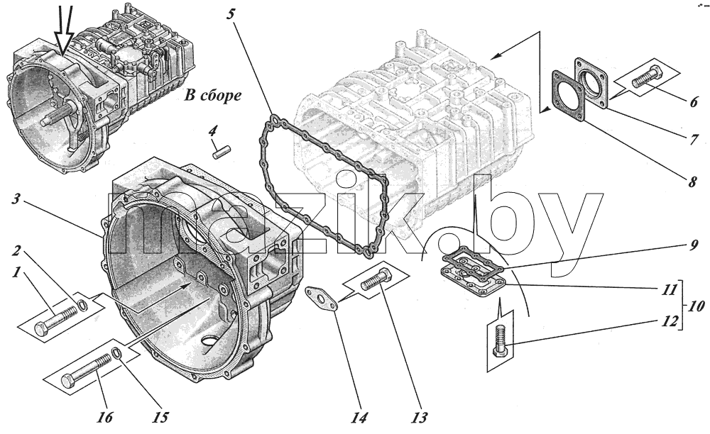  Коробка передач ZF6S700ВО 1351001017