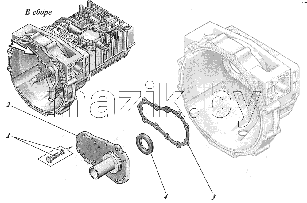  Коробка передач ZF6S700ВО 1351001017