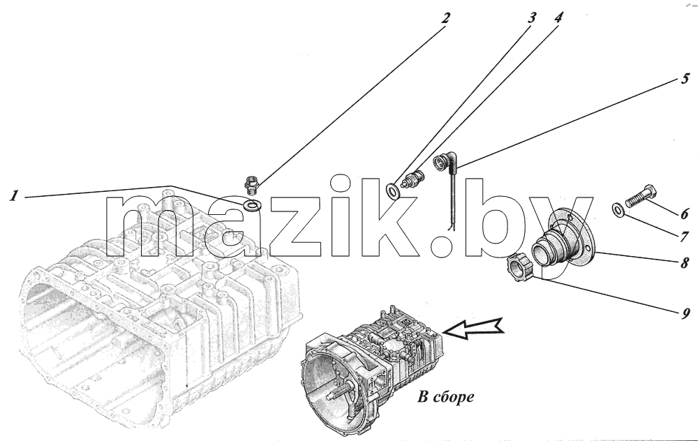  Коробка передач ZF6S700ВО 1351001017