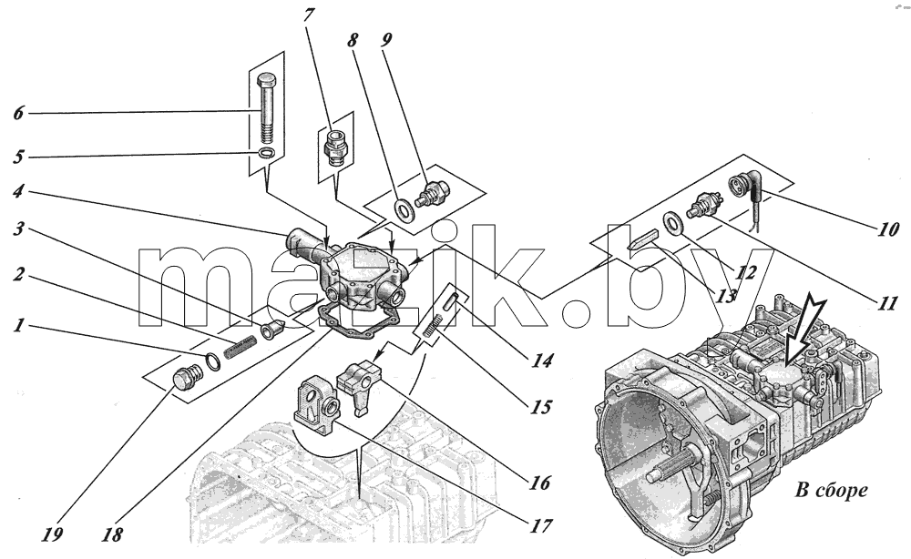  Коробка передач ZF6S700ВО 1351001017
