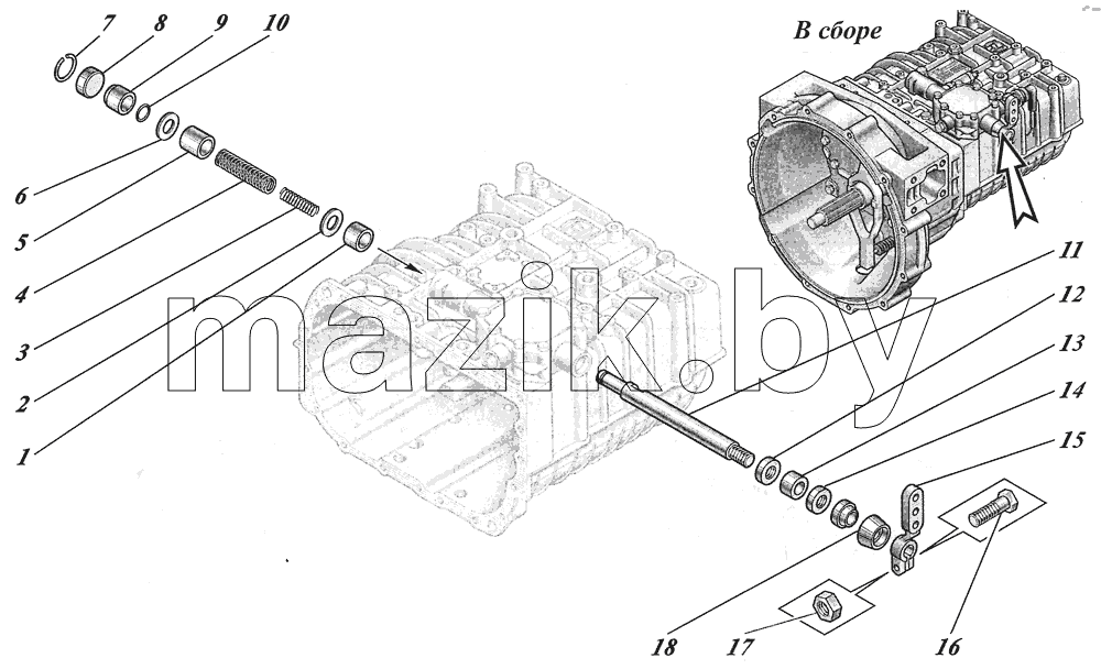  Коробка передач ZF6S700ВО 1351001017