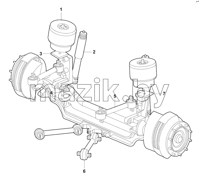  Front air suspension 229400040