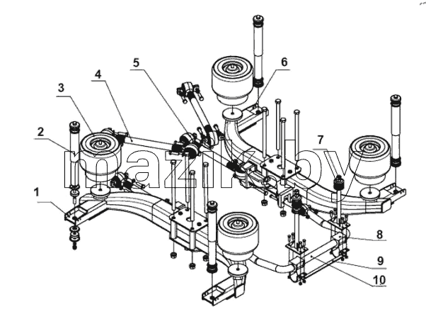  Rear air suspension 229500216