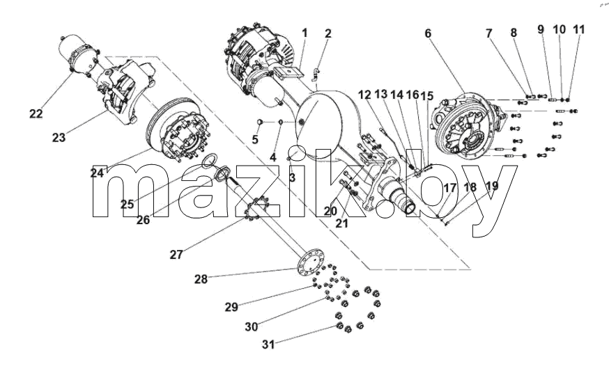  Assembly of bridge assembly components