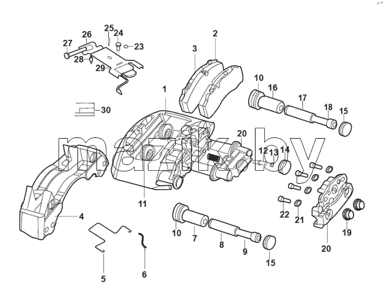  Drum brake assembly