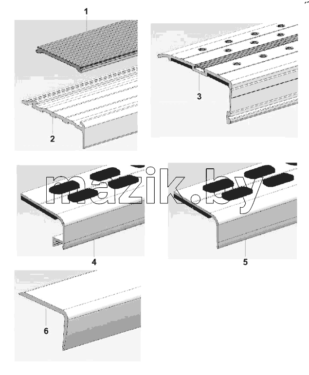  First level step profile