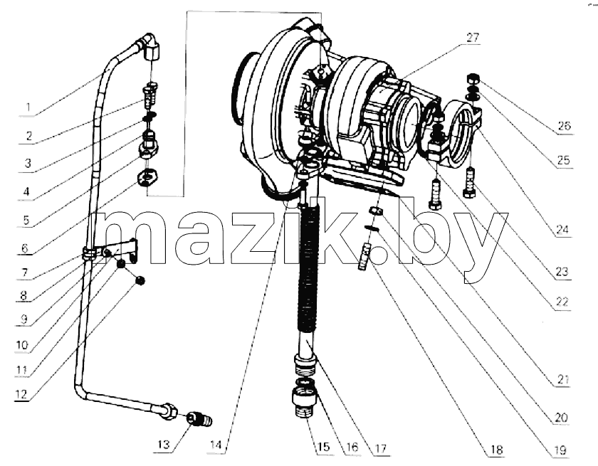 Assembly, supercharger