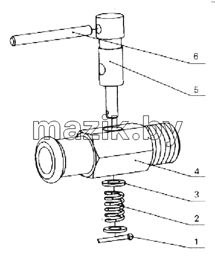Assembly, warm air&water intake valve
