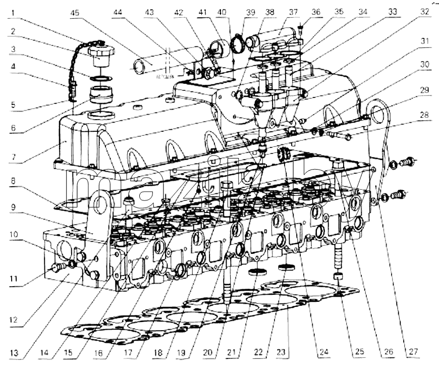 Assembly, cylinder head