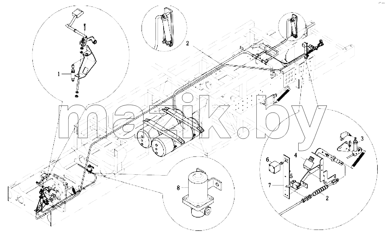 Accelerator cable and idle speed adjustment