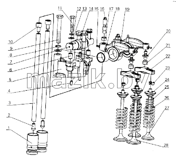 Assembly, valve tappet