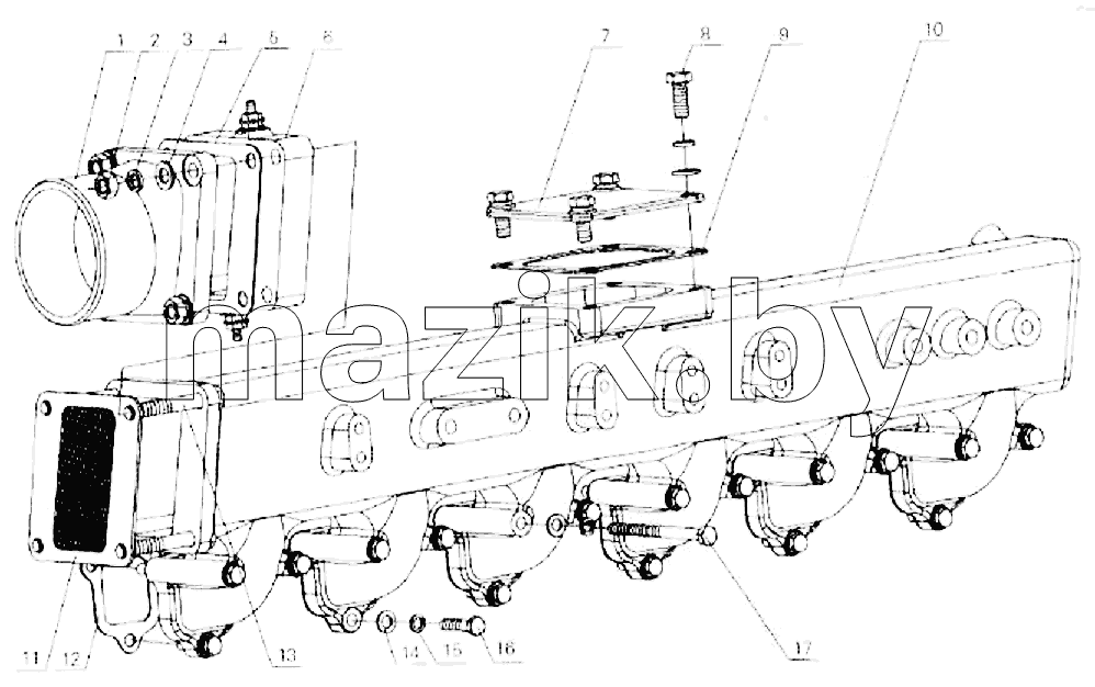 Air intake pipe