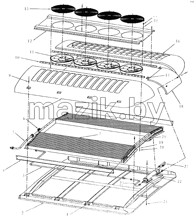 Air conditioner-Condenser system