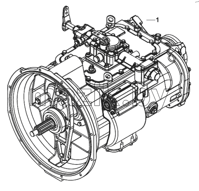  Gearbox assembly 217100644