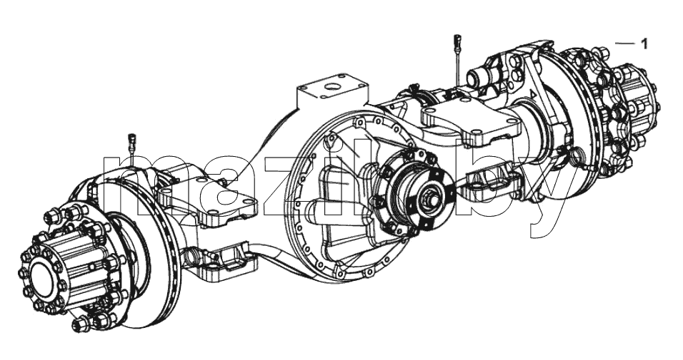  Rear axle assembly 224201947