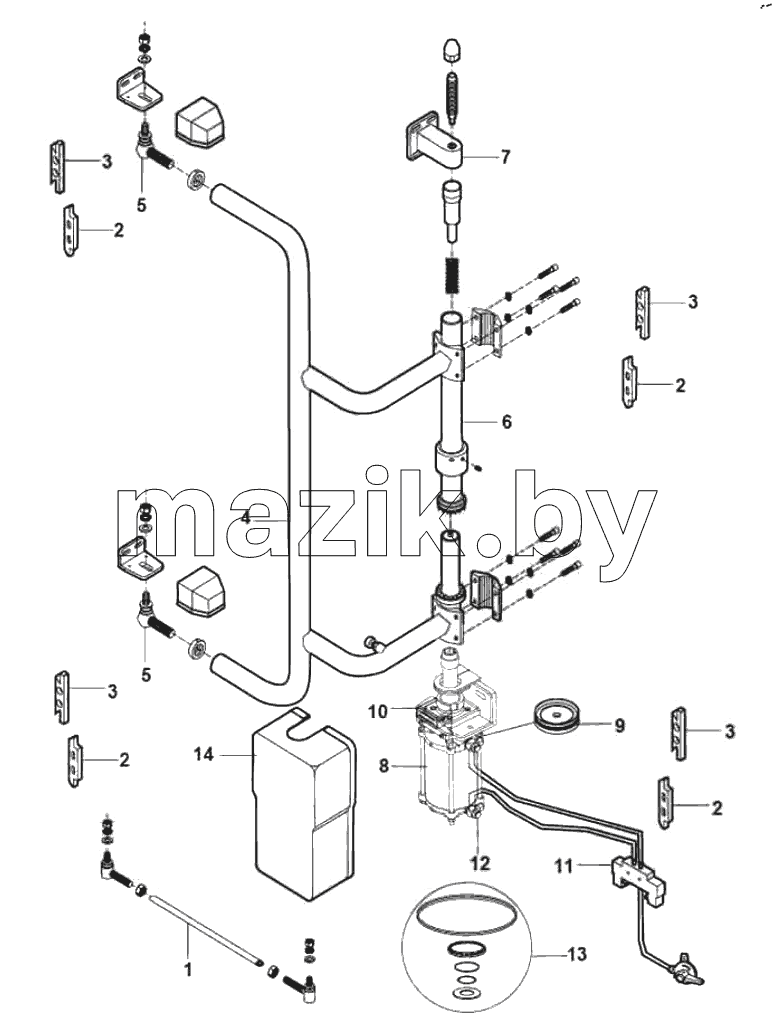  Front passenger door pump