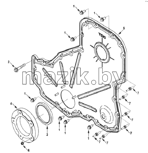 FRONT GEAR HOUSE COVER