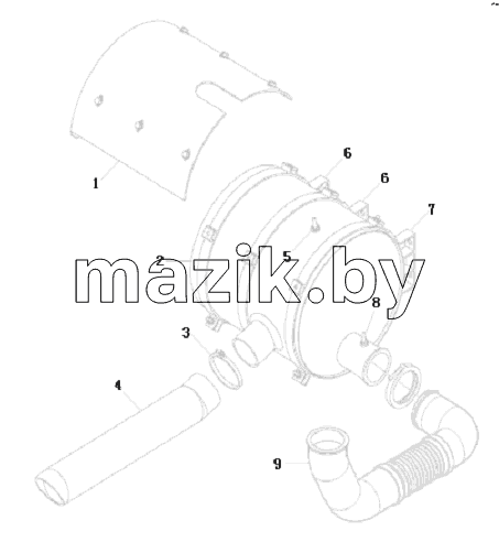 AIR EXHAUST PIPE