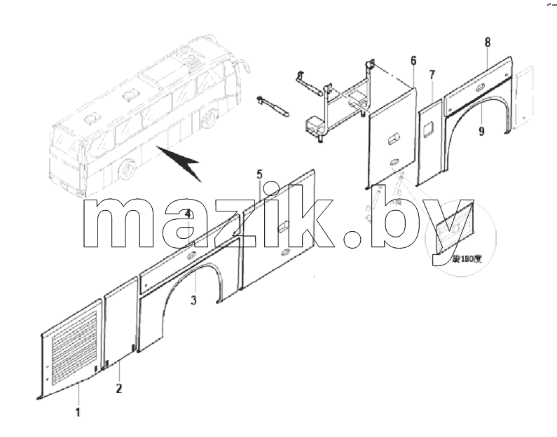 RIGHT SIDE BIN GATE