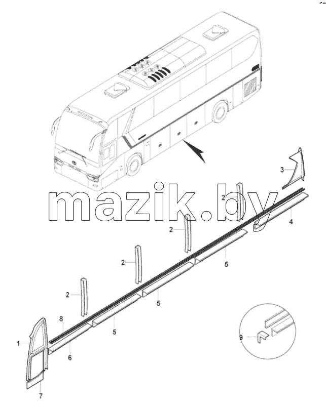 LEFT SIDE CLADDING COLUMN