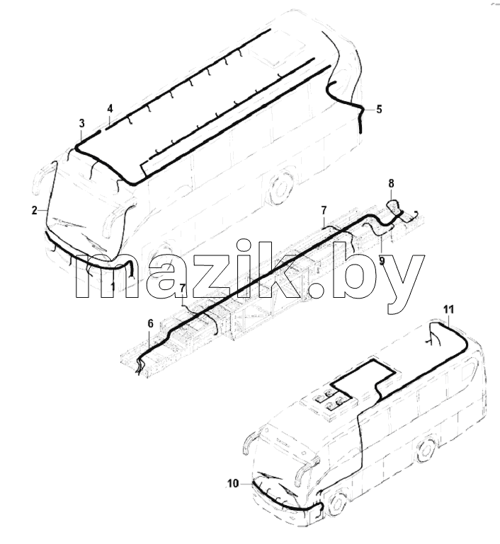 HARNESS, ELECTRICAL COMPONENTS