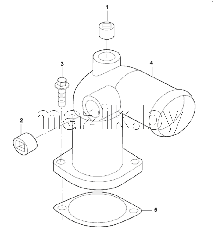 CONNECTION, WATER INLET