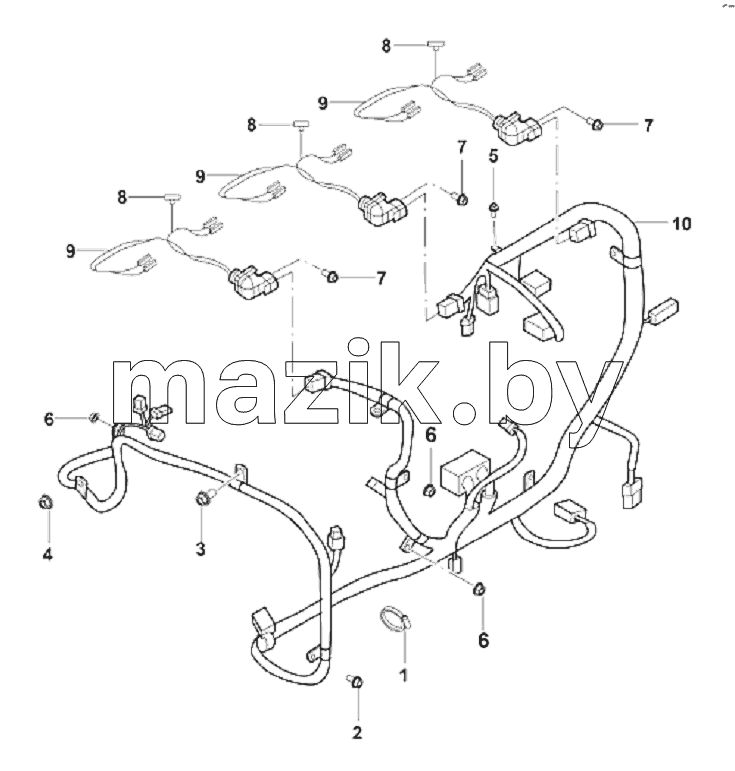 HARNESS, ETR CNT MDL WRG