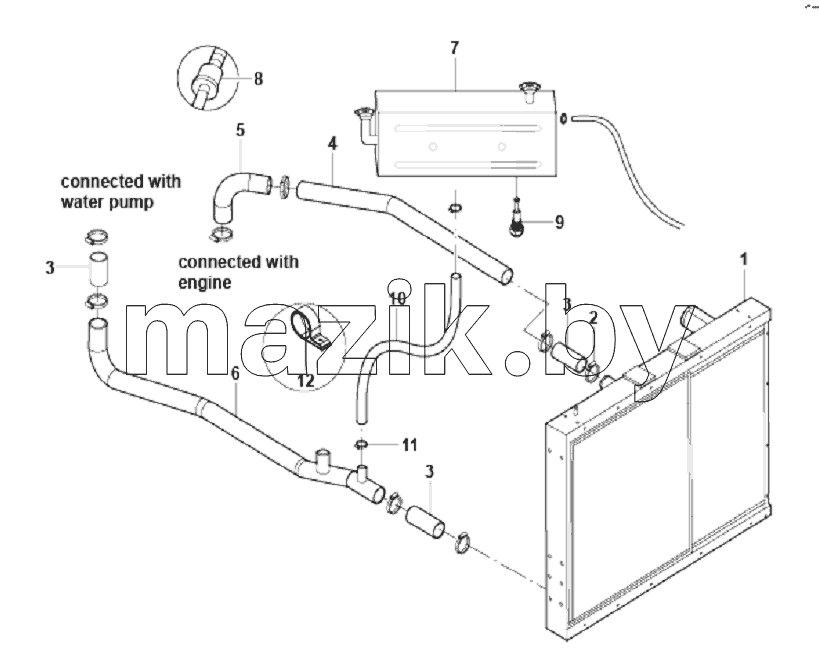 COOLING WATER PIPE