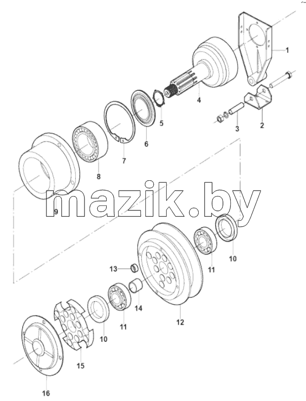 FAN PULLEY ASSY