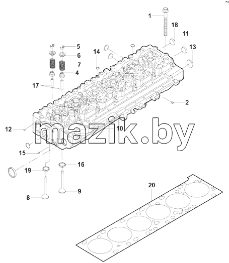 HEAD, CYLINDER