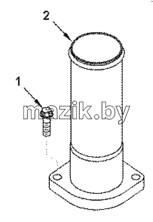CONNECTION, WATER OUTLET TUBE