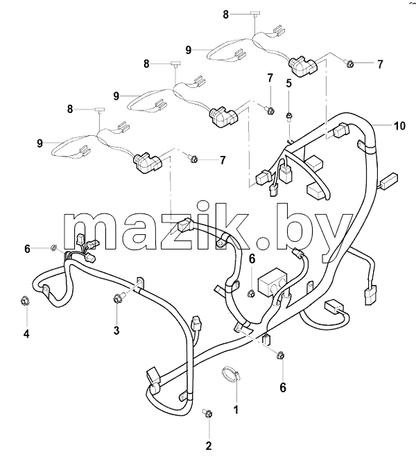 WIRING HARNESS, ELECTRONIC CONTRO MODULE