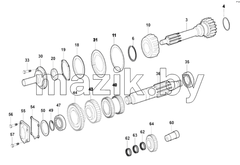INPUT LAYSHFT REVERSE ASSY