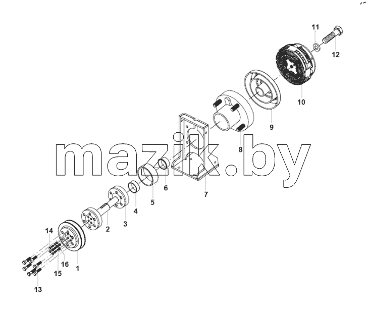  15-0192 Fan clutch