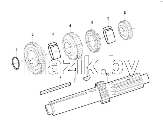  17-FT-0009 Intermediate shaft assembly