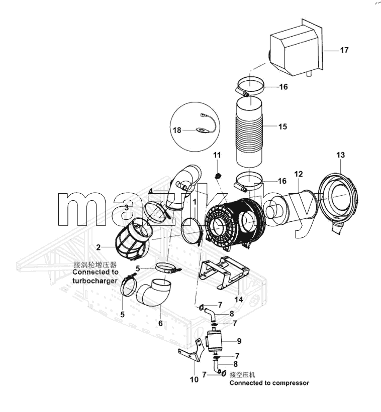  11-1680 Air intake system
