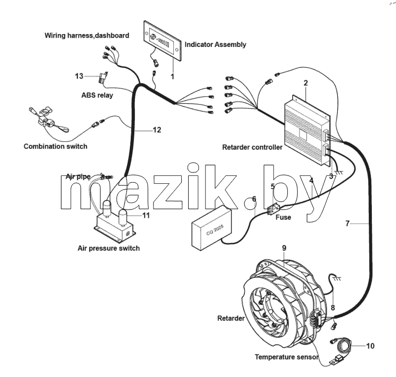  35-TR-0040 Retarder electrical appliances