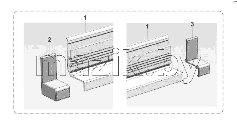 54-1759 Plastic seat fixing profile