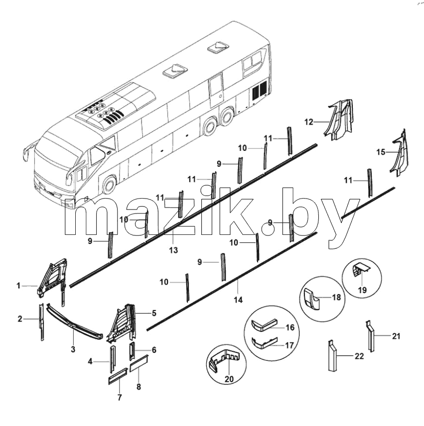  54-2525 Cladding Column