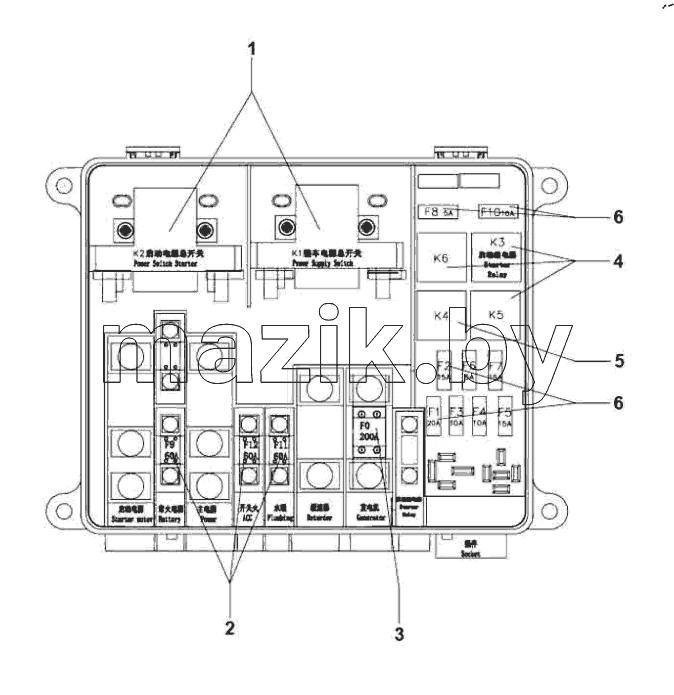  79-1711 Switch control box