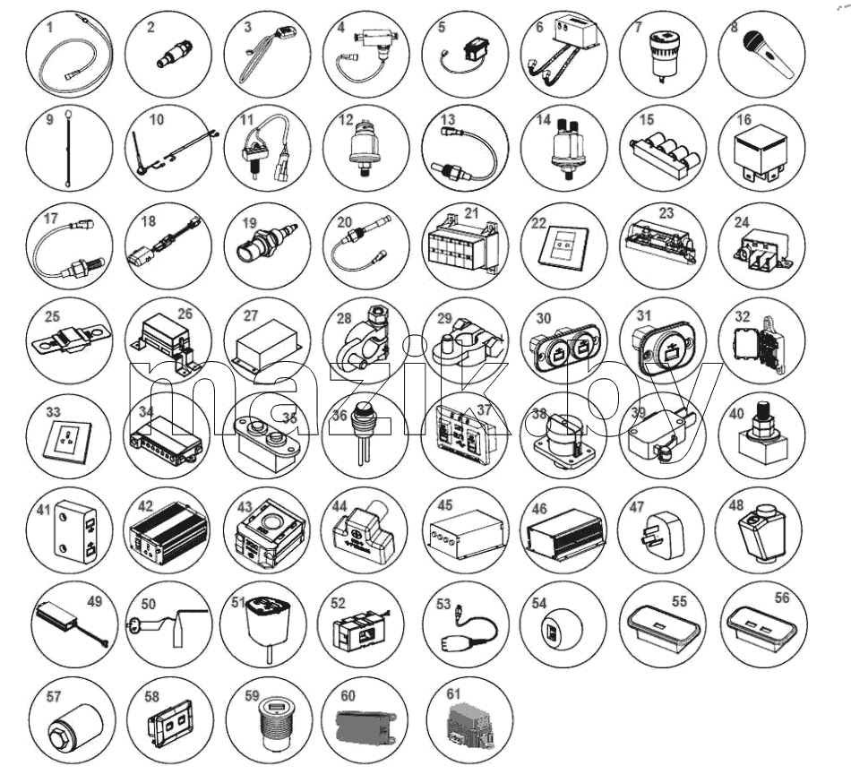  79-0877 Electronic components