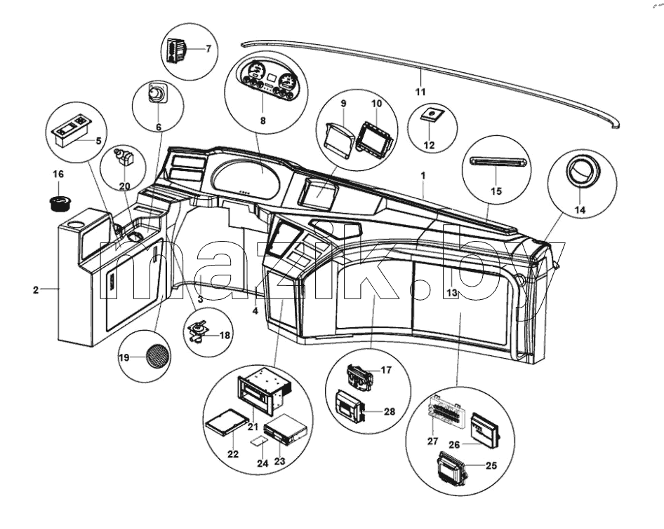  38-2719 Instrument panel
